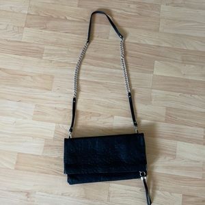 Stella & Dot black leather purse